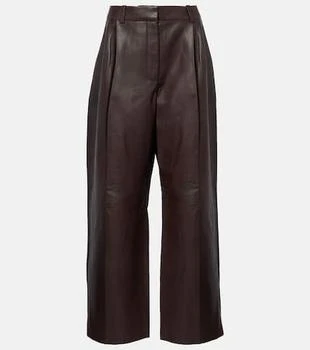 Zimmermann | Illustration leather wide-leg pants