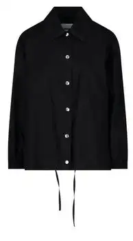 Jil Sander | Jil Sander Logo-Printed Drawstring Shirt Jacket