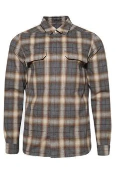 Rick Owens | Rick Owens Long-Sleeved Checked Shirt