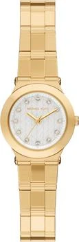 Michael Kors Michael Kors Women's Billie Three-Hand Gold-Tone Stainless Steel Watch (Model: MK7567)