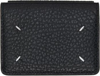 MAISON MARGIELA | Black Four Stitches Pocket Wallet