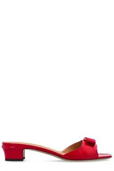 Salvatore Ferragamo | Ferragamo Vanilla Block Heel Mules