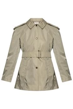 Burberry | Burberry Belted Waist Hooded Trench Coat