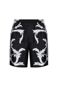 Versace | Versace Acanthus Leaves Barocco Printed Shorts