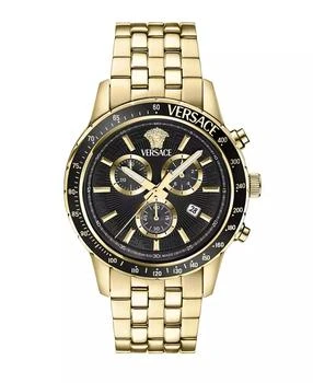 Versace | Men's Sport Chrono IP Yellow Gold Stainless Steel Bracelet Watch, 44mm