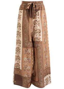 Zimmermann | Lucky printed silk trousers