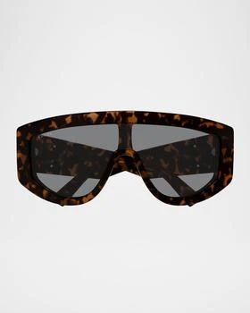 Gucci | GG Extruded 99mm Acetate Shield Sunglasses