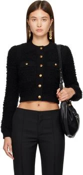 Chloé | Black Cropped Cardigan