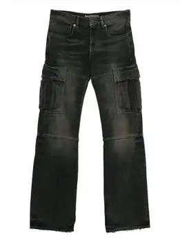 Balenciaga | Balenciaga Whiskering-Effect Cargo Jeans