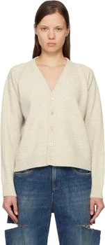 MAISON MARGIELA | Gray Wool Cardigan