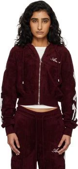 AMIRI | Burgundy Bones Track Jacket