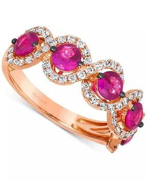 Le Vian | Passion Ruby™ (1-1/4 ct. t.w.) & Nude Diamond™ (1/2 ct. t.w.) Ring in 14k Rose Gold