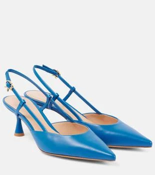 Gianvito Rossi | Ascent 55 leather slingback pumps