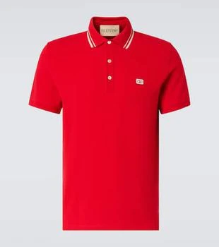 Valentino | VLogo cotton piqué polo shirt
