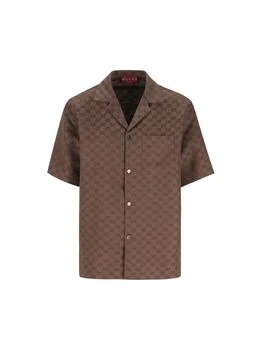 Gucci | Gucci GG Collared Short-Sleeved Shirt