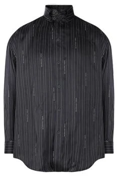 Balenciaga | Balenciaga Logo Detailed Long-Sleeve Shirt