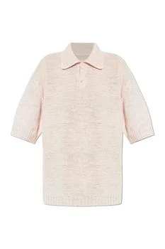 MAISON MARGIELA | Maison Margiela Textured Polo Knitted Top