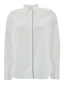 Brunello Cucinelli | Brunello Cucinelli Straight-Point Collared Buttoned Shirt