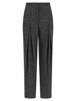 Dolce 
Gabbana | Dolce 
Gabbana High Waisted Pleated Wide-Leg Trousers