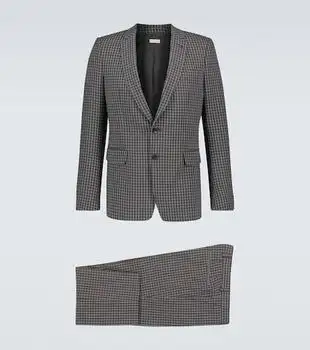 Dries Van Noten | Checked cotton suit