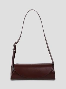 Jil Sander | Jil Sander Cannolo Logo Stamped Small Shoulder Bag