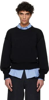 Jil Sander | Black Cotton Sweater