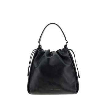 Brunello Cucinelli | Calf Leather Bos Taurus Shoulder Women's Bag