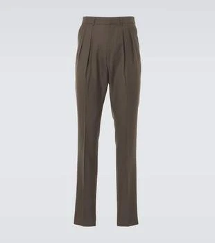 Tom Ford | Atticus mohair, wool, and silk tapered pants