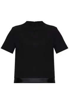 Jil Sander | Jil Sander Contrast Trim Short-Sleeve Top