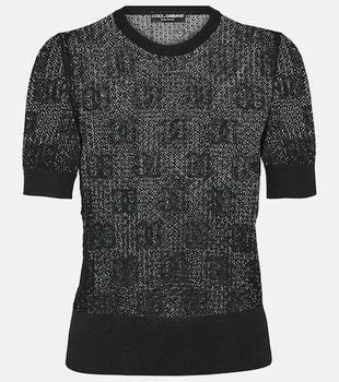 Dolce
Gabbana | Logo lace-stitched jacquard sweater