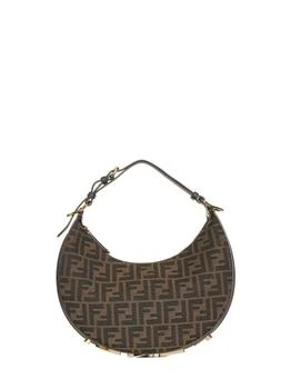 Fendi | FENDI | Brown FF jacquard fabric bag | Women | PZ