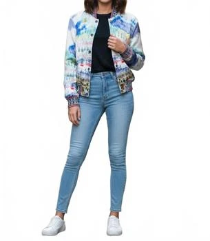 AMIRI | Women's Tie Dye Bomber Jacket In Multicolor