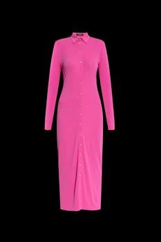 Versace | Versace Collared Long-Sleeved Shirt Dress