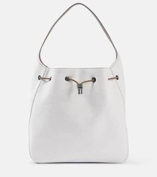 Brunello Cucinelli | Foulard Large canvas bucket bag