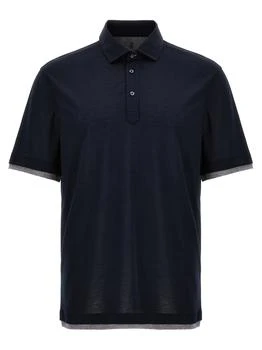 Brunello Cucinelli | Brunello Cucinelli Layered Short-Sleeved Polo Shirt