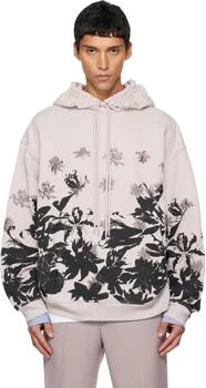 Dries Van Noten | Pink Embroidered Hoodie