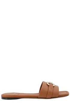 Salvatore Ferragamo | Ferragamo Gancini-Buckle Open-Toe Slides