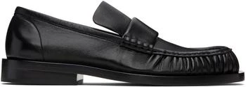 Jil Sander | Black Square Toe Loafers