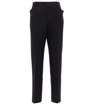 MAISON MARGIELA | High-rise virgin wool cropped pants
