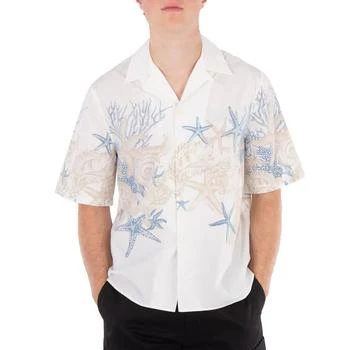 Versace | Barocco Sea Print Cotton Poplin Shirt
