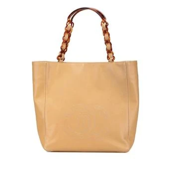 Chanel | Grained Calfskin Plastic Shoulder Bag Tote Bag (Pre-Owned)