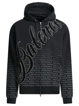 Balenciaga | Balenciaga Big B Oversized Zip Hoodie