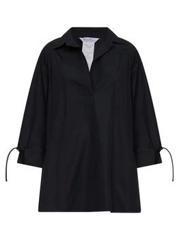 Max Mara | MAX MARA | Black cotton poplin MXMADORNI blouse | Women | 38
