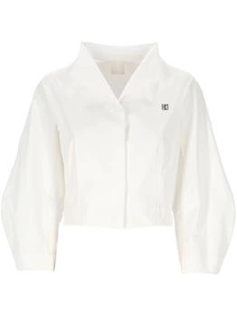 Givenchy | Givenchy Logo Plaque Collared Shirt