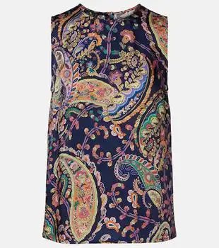 ETRO | Semi-sheer jacquard blouse