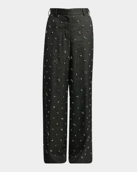 Dries Van Noten | Embellished Wide-Leg Pants