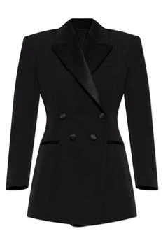 Givenchy | Givenchy Pleated Double-Breasted Blazer