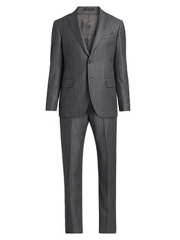 Saks Fifth Avenue | COLLECTION Pinstriped Wool Single-Breasted Suit