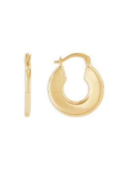 Saks Fifth Avenue | 14K Yellow Gold Chunky Huggie Earrings