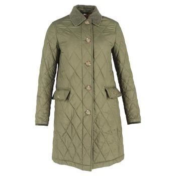 Burberry | Quilted Coat in Green Polyester